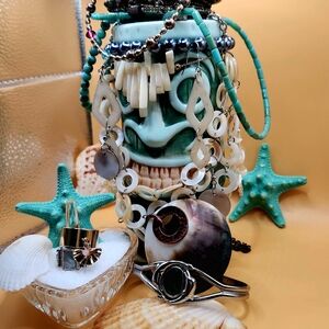 🗿🌊🐚Tiki Bar Mystery Jewelry Jar! 🐚🌊🗿